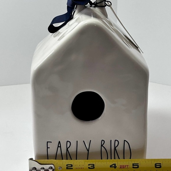 Rae Dunn “Early Bird” Bird House - Picture 9 of 10